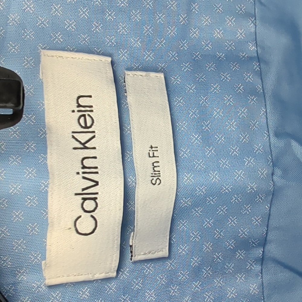 Calvin Klein Men's Light Blue Shirt 15 1/2 Nwt New - Picture 3 of 4